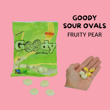 Load image into Gallery viewer, Swedish Candy BUBS Fruity Pear Sour Ovals