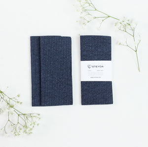 Reusable Paper Towels - 3 pcs - Navy Blue